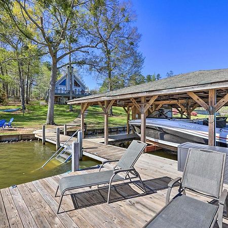 Lakefront Eatonton Home Boat Dock And Fire Pit מראה חיצוני תמונה